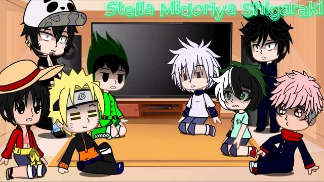 Random anime characters react to Naruto/ Full part/ Gachaglitch/ Stella Midoriya Shigaraki смотреть онлайн