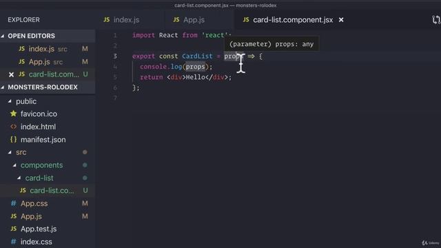 Card List Component | Complete React Developer in 2020 (w/ Redux, Hooks, GraphQL) смотреть онлайн