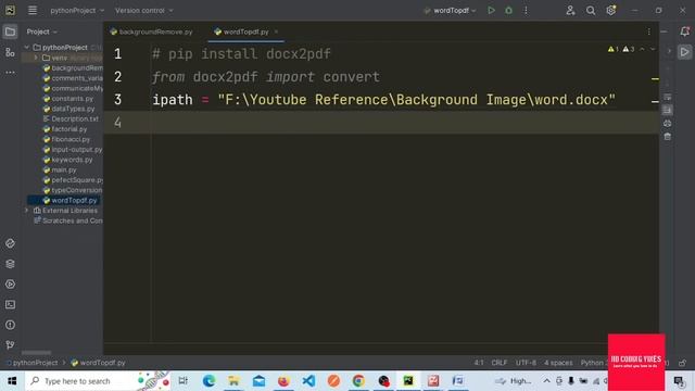 Python Program to Convert Docx to PDF || Python Programming Practice || Python Library смотреть онлайн