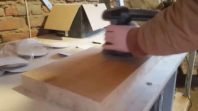 Шлифовка дубовой доски Шлифовальной Машиной Dnipro-M PE-50S