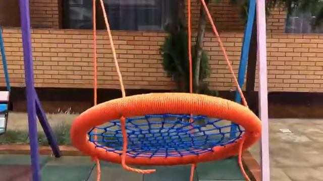 Качели Гнездо Люкс 1 метр в диаметре смотреть онлайн