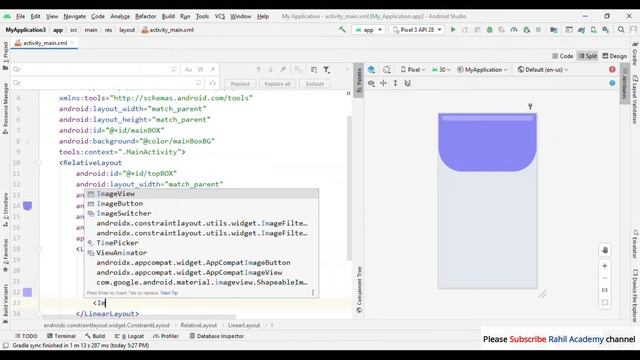 How to Convert design from Adobe XD to xml in Android Studio Step by Step - Android Studio Tutorial смотреть онлайн