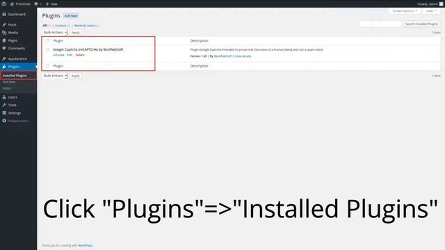 reCAPTCHA by BestWebSoft WordPress Plugin - Installation Tutorial смотреть онлайн