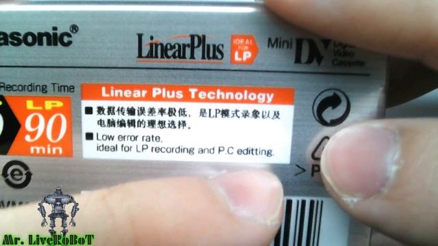 Mr. LiveRoBoT =UnBOXing= ВидеоКассета Panasonic DVC =Mini DV= DVM60ME [AY-DVM60FF] смотреть онлайн