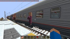 Работаю проводником дальнего следования в Minecraft!Articanik_and_Dimon IR.