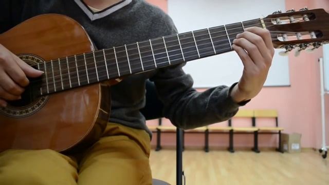 Как играть Нева Пятница, разбор на гитаре для начинающих Нева песни под гитару Без БАРРЭ, видео уро смотреть онлайн