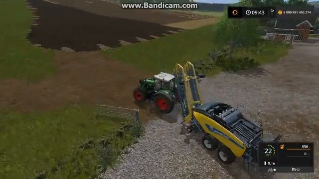 Мод пресс подборщик квадратных тюков New Holland BB1290 + Nadal R90 для Farming Simulator 2017 смотреть онлайн