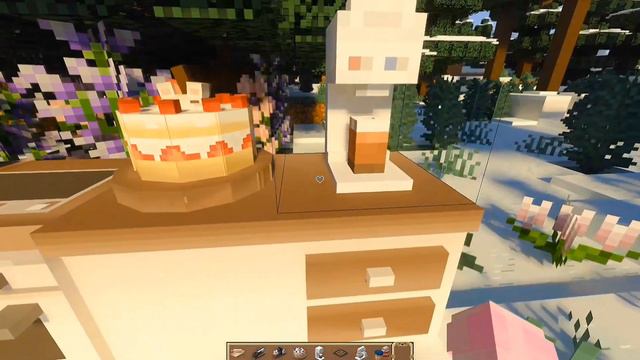 °˖ ⊹ ꒰Minecraft Bedrock ꒱ ♡ mcpe NEW furniture foods addon for 1.20-1.20.60!🥧✨️ смотреть онлайн