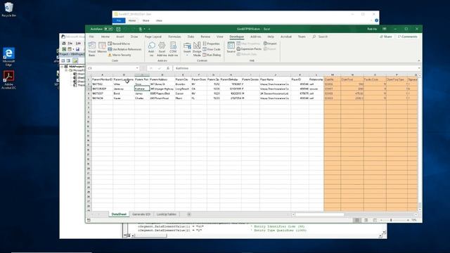 Generate 837 5010X222A1 EDI file in Excel смотреть онлайн