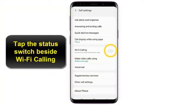 How to turn on WIFI calling on Samsung S9 (Enable WIFI calling on Galaxy S9) смотреть онлайн