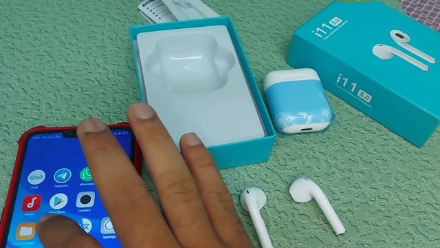 i11 tws/ How to connect i11 tws airpods l i11 tws airpods how to use ! i11 tws unboxing, смотреть онлайн