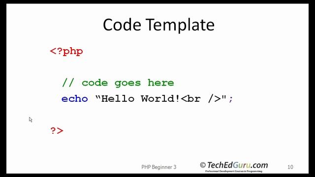 PHP Beginner 3 - Making Decisions, if, switch смотреть онлайн