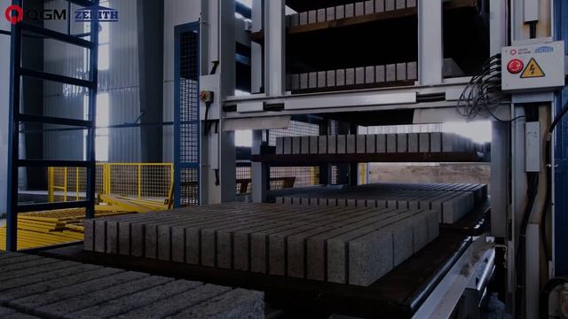 Cement Brick Production Line | QGM ZN1500C Concrete Brick Making Machine | Fully Automatic смотреть онлайн