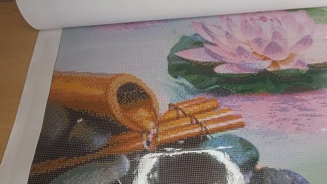 КАРТИНА НЕЖНОСТЬ. Распаковка новой алмазной вышивки.