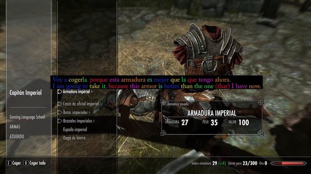Let's Play & Learn Spanish/English Skyrim ep. 2 смотреть онлайн
