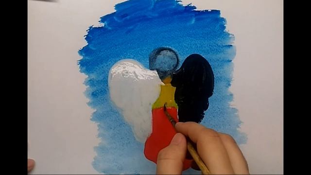 Как нарисовать ангела смотреть онлайн