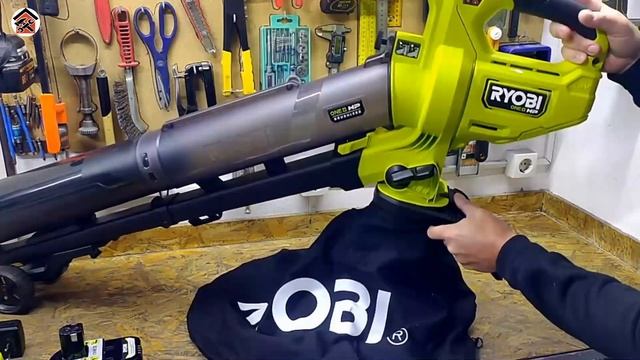 SOPLADOR - ASPIRADOR - TRITURADOR DE HOJAS RYOBI RY18BVXA 150