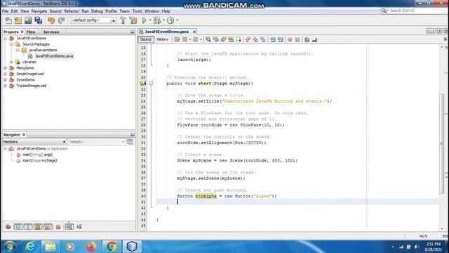 Java the complete Reference Ninth Edition (Chapter 34) Example (3) Event Handling and the Button смотреть онлайн