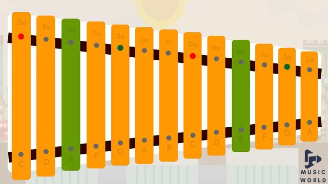 London Bridge Is Falling Down for Glockenspiel/Xylophone, Call and Response style, Music class смотреть онлайн
