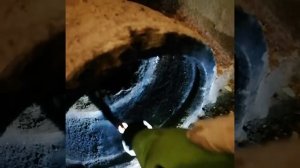 Обработка трещины чугунного тройника