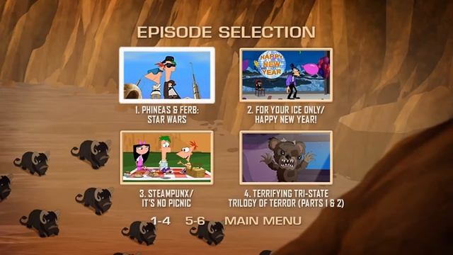 Phineas and Ferb: Star Wars Menu Walkthrough смотреть онлайн