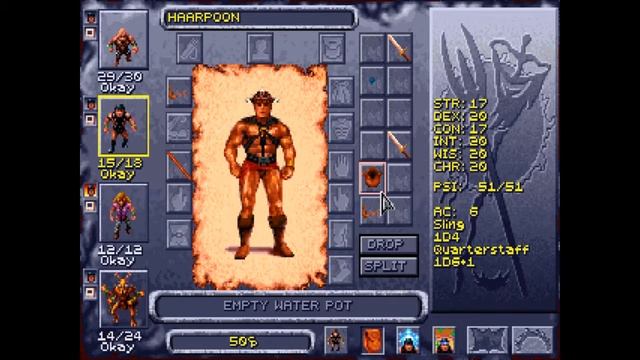 Let's Play: Dark Sun, Shattered Lands, Part 3B: Inventory Management смотреть онлайн