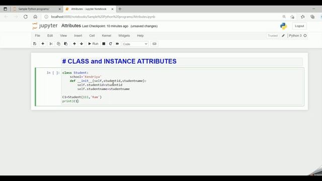 PYTHON OOPS PRACTICAL #2 CLASS and INSTANCE ATTRIBUTES IN PYTHON смотреть онлайн