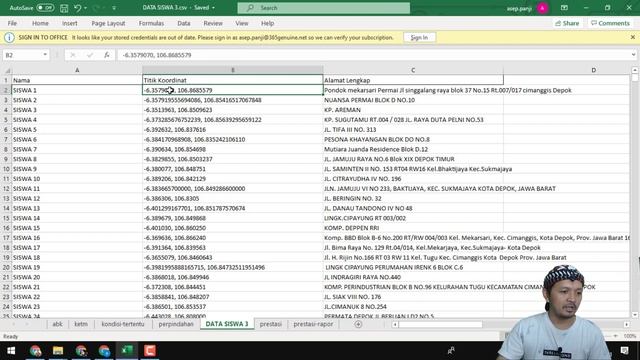 CARA IMPORT CSV LOKASI SISWA DI GOOGLE MAPS смотреть онлайн