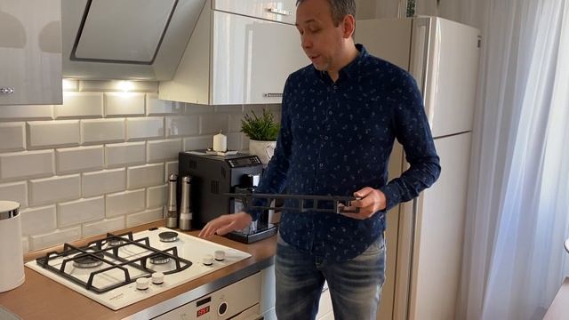 Обзор техники. Встраив  газовая панель Hotpoint Ariston PCN 641 HAWH