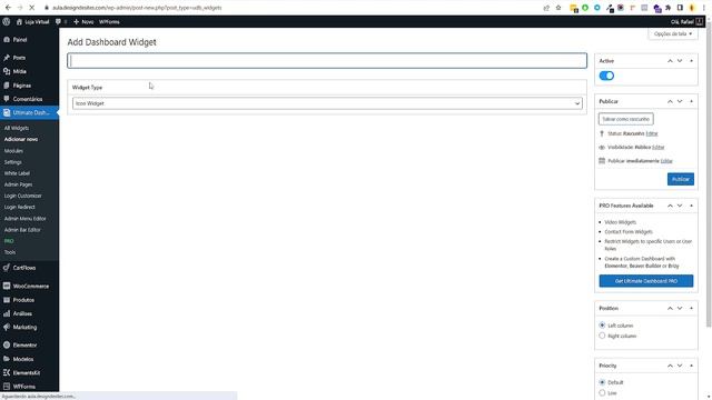 Como PERSONALIZAR DASHBOARD Do WORDPRESS Passo a Passo (Entregue Assim Para o Cliente) смотреть онлайн