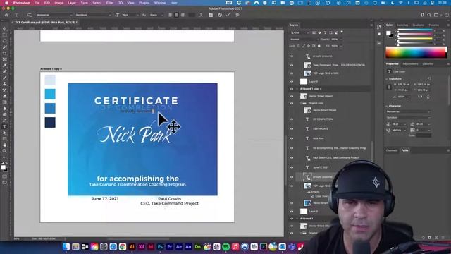 Making a Certificate in Photoshop and Illustrator смотреть онлайн