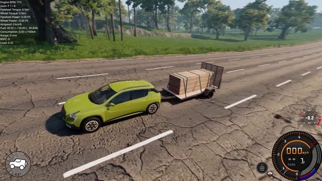 BeamNG Test - Gasoline vs Diesel engine going uphill #beamngdrive #cars смотреть онлайн