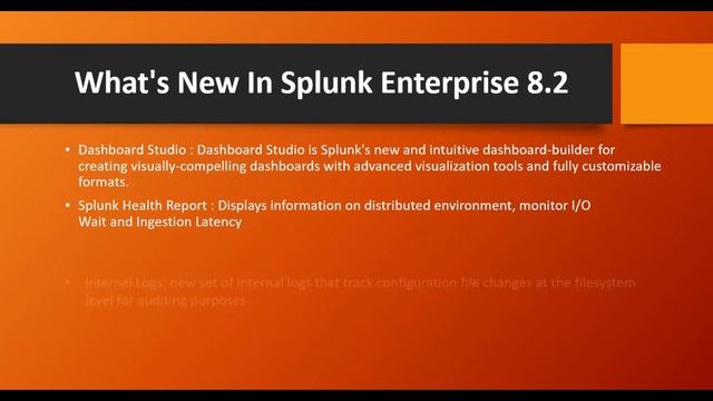 Splunk Enterprise 8.2 | What's New! Dashboard Studio, Federated Search, Operator for Kubernetes. смотреть онлайн