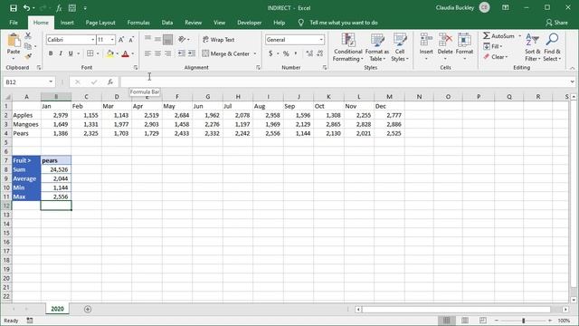 INDIRECT Function Excel - A How to Guide смотреть онлайн