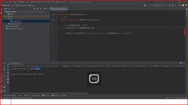 Variable and Data types in java | Introduction to java | Lecute 1 | Complete java course смотреть онлайн