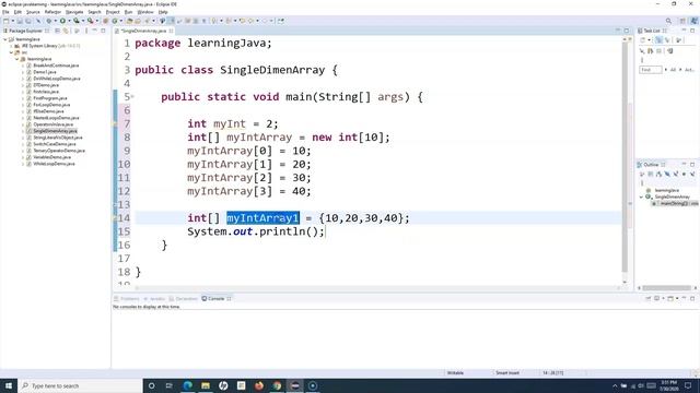 Java for Testers #16 - How to use Single Dimensional Array in Java смотреть онлайн