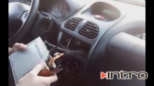 Как снять магнитолу Peugeot 206