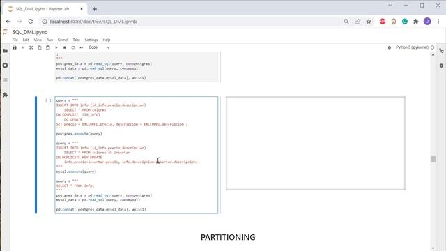 SQL, Pandas, SQL Alchemy, Python , Docker, Jupyter Notebook, MySQL, PostgreSQL, Partitioning, Over смотреть онлайн