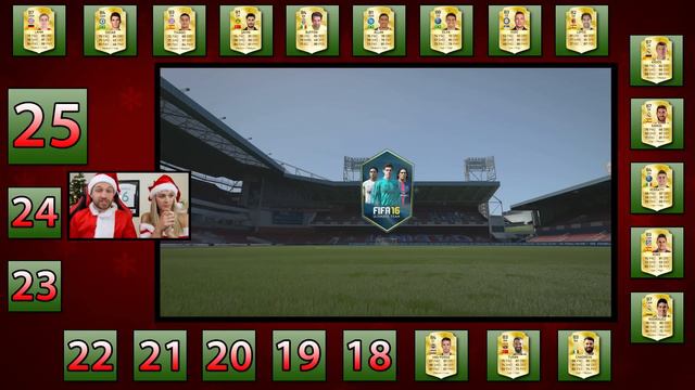 XMAS ADVENT CALENDAR PACK OPENING #17 - FIFA 16 ULTIMATE TEAM смотреть онлайн