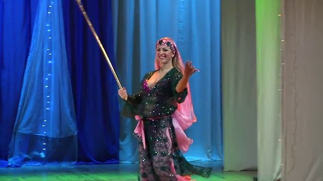 Силантьева Екатерина - Народный Арабский танец Саиди. г.Барнаул. смотреть онлайн