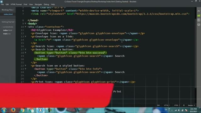 Bootstrap Tutorial in Hindi | Bootstrap Glyphicons in Hindi смотреть онлайн
