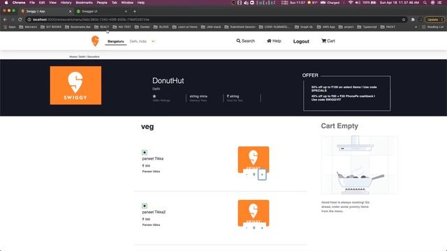 Restaurant Menu Page Swiggy Clone #54 смотреть онлайн