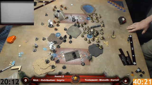 Warmachine Hordes - Retribution (Issyria) Vs. Menoth (Testament) смотреть онлайн