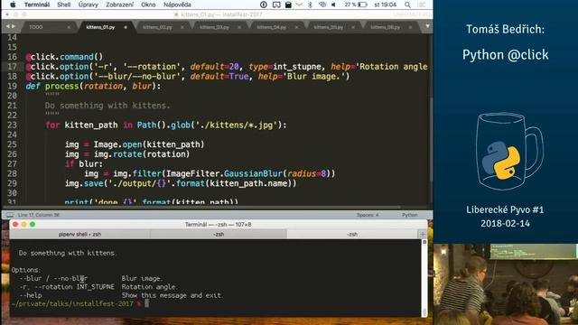 Tomáš Bedřich – Python @click смотреть онлайн