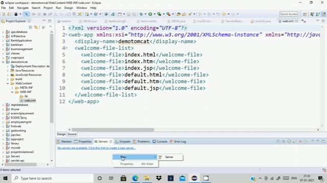 Servlet Programming Lecture 1 Tomcat webserver configuration смотреть онлайн
