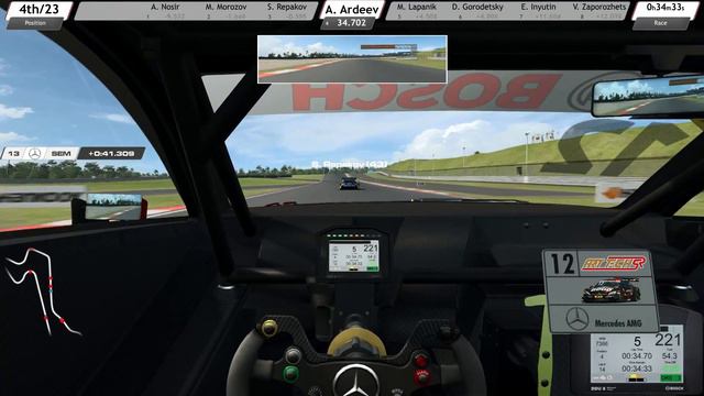 Raceroom Racing Experience | Mercedes DTM 2016 | 4# MOSCOW RACEWAY FIM | Best Lap 1.29.576 + Setup смотреть онлайн