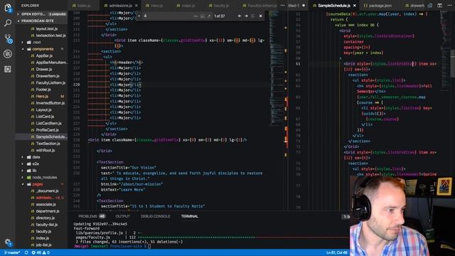 Creating a Landing Page with React (P5D88) - Live Coding with Jesse смотреть онлайн