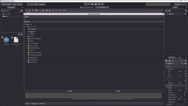 Godot game engine random timer смотреть онлайн