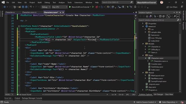 MudBlazor ? Form & Validation with Blazor WebAssembly in .NET 6 смотреть онлайн