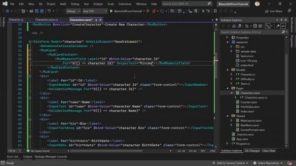 MudBlazor ? Form & Validation with Blazor WebAssembly in .NET 6